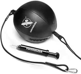 Hayabusa Double Ended Bag Classic Sphere - Black, 12 Inches