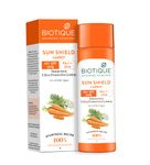 Biotique Bio Carrot Face And Body Sun Lotion All Skin Type SPF 40 Uva/Uvb, 120Ml, 1 Count