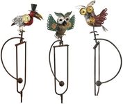 Esschert Staked Metal Mechanical Bird Rockers Package