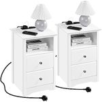 Yaheetech 2pcs Bedside Tables, Wood