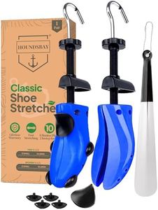 HOUNDSBAY Shoe Stretcher Men 10-13, Adjustable Shoe Widener Stretcher, Shoe Expander & Leather Shoe Stretcher - Shoe Trees for Men, Women - Shoe Care Kit