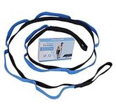 Stretching Strap Multi-Grip Flexibility Leg Stretch Band Durable Exercise and Physical Therapy Belt for Rehab Yoga Pilates Dance and Gymnastics with Workout Instruction Blue 2 Meters