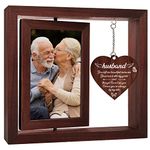 Memorial Gifts for Loss of Husband-Vetbuosa Husband Picture Frame, Sympathy Gifts for Loss of Husband,In Loving Memory Picture Frame,Bereavement Gifts for Loss of Husband,Remembrance / Funeral / Condolence Gifts for Loss of Husband- Fits 4x6 In Photo