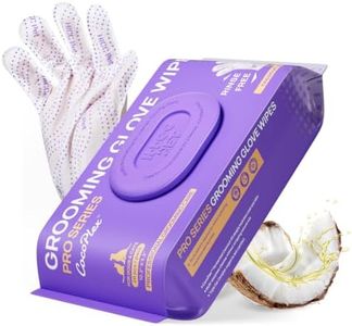 HICC PET Cleaning Glove Wipes PRO for Dogs & Cats, 20PCS Coconut Scent.