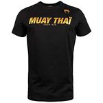 Venum, Muay Thai VT T-Shirt, Men's, XL, Black/Gold