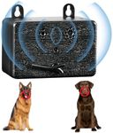 Ultrasonic Anti-Barking Dog, Bark Control Device 3 Adjustable Levels, Audible Bark Deterrent Control Device, Bark Deterrent 50 ft Range Neighborhood Dog Silencer Indoor/Outdoor Unit(Black)