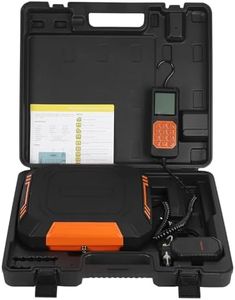 GarveeHome High Precision 220 LB Electronic Digital Refrigerant Charging Weight Scale, Compact & Versatile, Digital Multi-Button， Digital Screen, Non-Slip Pad, for Refrigerant Recovery Tanks