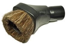 Miele Replacement Dust Brush, designed to fit Miele Vacuum Cleaners, Horsehair bristles, color black, will also fit Samsung, and Emer Lil Sucker Vacuum Cleaners