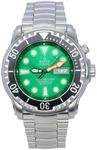 RATIO FreeDiver Helium-Safe Dive Watch Sapphire Crystal Automatic Diver Watch 1000M Water Resistant Diving Watch for Men (Green)