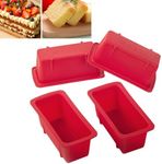 Mini Silicone Loaf Pan Set, 4Pcs No