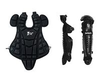 Jadekylin 14" Baseball Catcher Gear Youth 9 to 12 (Black / Black)