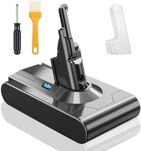 OHZHAO V8 Battery Replacement Compatible with Dyson V8 Animal/Fluffy/Absolute/Motorhead/V8 Plus Cordless SV10 Carbon Fibe Vacuum Cleaner, 80 Minutes Long-Lasting Stable Operation 25.2V Battery