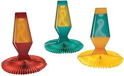 70's Party Centerpiece - set of 3 Lava Lamps - Party Decor