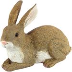 Design Toscano QM200861 ! Bashful, The Bunny, Lying Down Garden Rabbit Statue 10 Inch