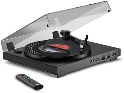 Mixx Analog Plus 2-in-1 Music System – Automatic Vinyl Turntable & CD combo with Bluetooth Transmitter & AUX Out, Remote (No speakers)