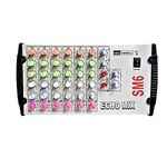 DaBeatz SM6 6 Channel Stereo Echo Audio Mixer for Parties, Stage,Effects, Weddings, Diwali, Karaoke, Recording in Studio Giving You Impressive Output. (White)