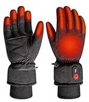 Heated Ski Gloves for Mens Women, E