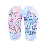 Disney Stitch Flip Flops for Girls, Summer Sandals Stitch and Angel Gift Girls, Sizes EU 28 to 35, lilac, 10/10.5 UK Child