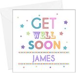 Get Well Soon Personalised Card - Speedy Recovery After Operation, Illness or Accident Card