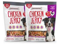 Chewmasters 95% Fat Free Chicken Jerky - A Grain, Soy and Corn Free High Protein Dog Treat - 2 x 907g