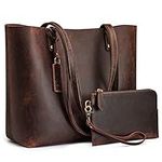 Kattee Genuine Leather Totes for Wo