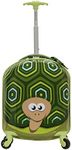 Rockland Jr. Kids' My First Luggage-Polycarbonate Hard Side Spinner, Turtle