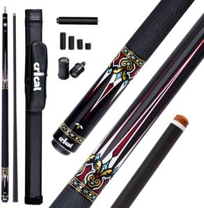 CRICAL Carbon Fiber Pool Cue Stick CXD Series Professional Pool Sticks for Adults Low Deflection Pool Cue Tournament Level Billiard Cues with 12.5mm Tip (Precise, Easy to Control, Pro Taper)