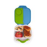 b.box Mini Lunch Box for Kids: Lightweight Bento Box, Lunch Snack Container with 2 Leak Proof Compartments. Ages 3+ School Supplies, BPA Free (Ocean Breeze, 4¼ Cup Capacity)