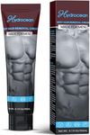 HYDROCEAN Hair Removal Cream for Men, Body Depilatory Cream No Irritation to Skin Painless Hair Removal Gel for Unwanted Hair, All Skin Types 150ml / 5.1 fl.oz