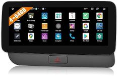 CAMECHO Android 11 Car Stereo Radio for Audi Q5 2009-2016 Multimedia with Wireless Carplay Android Auto 4+64GB 10.25 Inch IPS Blue-Ray Touch Screen Head Unit Built-in GPS 4G 3G 5G WiFi Bluetooth USB