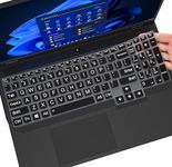 Keyboard Cover with Large Letters for Lenovo Legion Pro 7 7i 16" / Legion 5 5i Pro 16" / Legion 5 5i 5p 5pi 15.6 17.3 inch, 2023 Lenovo LOQ 15.6" 16"/ /Legion Slim 5 7 7i Gaming Laptop Skin -Black