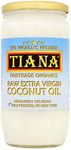 TIANA Fairtrade Organic Raw Extra Virgin Coconut Oil, Voted UK no.1 for Skin, Hair and Cooking, 750ml