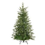 Dellonda Realistic Artificial 5ft/150cm Hinged Christmas Tree with 750+ PE Tips & PVC Interior - DH44