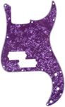 Musiclily 13 Hole P Bass Pickguard for Fender American/Mexican Standard Precision Bass,4Ply Purple Pearl