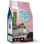 Cactus Succulent Soil Grow Buddha - Natural Cactus and Succulent Indoor Potting Compost Mix - Enriched with Special Nutrients –Cactus and Succulent Potting Soil Compost Mix for Indoor Plants (2L)