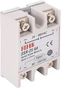 BlueStars SSR-25AA Solid State Relay AC 80–250V Input, AC 24–380V Output, 25A Single Phase Semi-Conductor Module