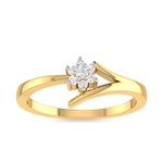 PC Jeweller Women's The Bernhard 22k (916) Metal Yellow-Gold Ring