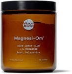 Moon Juice - Magnesi-Om, Blue Lemon - Jar (30 Servings) - Brain Health & Rest - Magnesium Powder - L-Theanine - Regularity - Glass Bottle - 3rd Party Tested - 100% Traceable - Vegan & Non GMO - 4.2oz