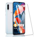 SCL Screen Protector for Samsung A50 Screen Protector Samsung Galaxy A20/A50 Verre Trempé, [3 Pack] 9H Fully Transparent Tempered Glass, Anti-Scratch, Less-Fingerprint, Case Friendly
