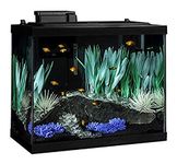 Tetra Aquarium ColorFusion Kit, 20 Gallon, with LED Hood, Whisper Filter, Heater and Décor