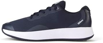 Wilson Intrigue Lite Women's Tennis Shoes, Female-Focused Design, Provides Dynamic Comfort and Adaptable Court Play, Colour: White/Navy Blazer, Size: 6