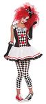 amscan 997009 Adults Harlequin Honey Halloween Fancy Dress Costume (UK Dress Size 14-16)