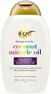 Ogx Extra Strength Damage Remedy + Hydrating & Repairing Coconut Miracle Oil Shampoo For Damaged & Dry Hair 385mL