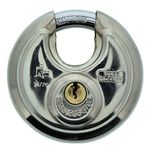 Burg Wächter Circle 21 70 SB Disc padlock 70mm 2170sb, Silver-Coloured, 26.60 mm