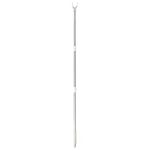 Angoily Garment Rod Hanger Retriever Pole- 51 inch Adjustable High Reach Garment Hook Closet Pole- Extendable Reaching Stick Pole to Easily Reach Clothes and Closet Poles