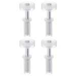 uxcell 4pcs Bi-Fold Closet Spring 7/8" OD Loaded Top Roller Guide Wheel for Folding Pocket Door Accordion Door Barn Door