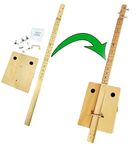 CB Gitty 3601301w Fretted Pure & Simple 3 String Cigar Box Guitar Kit