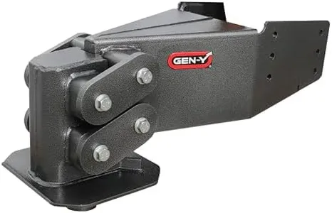 GEN-Y Hitch GH-8051 Executive Torsion-Flex Rhino Fifth Wheel King Pin Box, 2.5K - 4.5K Pin Weight, 30K Towing - Check Fitment Chart