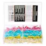 Wirefy 250 PCS Heat Shrink Bullet Connectors - Male and Female Wire Terminals - Electrical Butt Connectors - 22-10 AWG