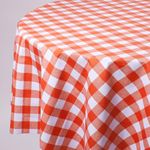 Romanstile round christmas tablecloth 150 cm Red and White Gingham wipe,Xmas plastic table cloths waterproof,Oilcloth Table cloth,Birthday Party Outdoor Wedding Garden Spring Sommer Festive New Year